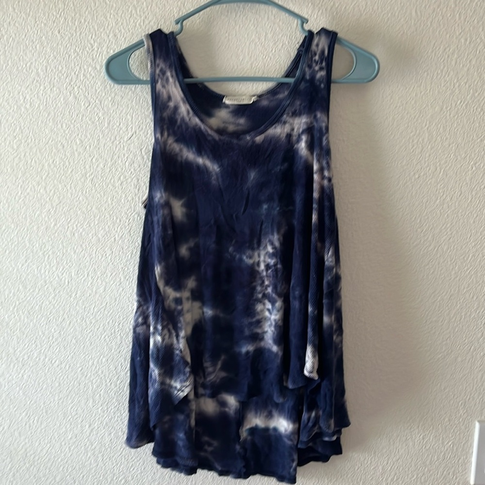 Super Soft Medium Wasabi + Mint Tie Dye Tunic
